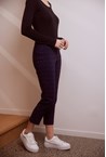 ADELE 7/8 PANT - navy dot